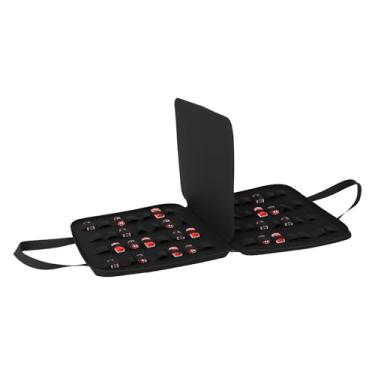 Imagem de Estojo de armazenamento para carro de brinquedo, portátil, organizador de carro de brinquedo, suporte de bolsa de armazenamento elegante com alça para crianças, presente, viagem