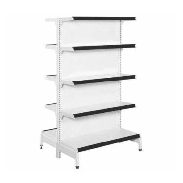 Imagem de Gôndola Prateleira 5 Níveis 40x30 New Plus 1,70 Central Inicial Pe Pre