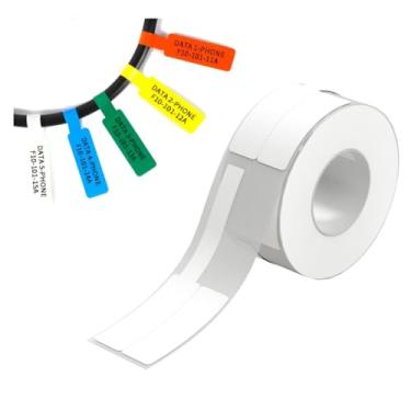 Imagem de StartBox Papel De Etiqueta De Cabo Compatível com Impressoras B1/B21/B3S 25 * 38+40 100 Etiquetas Cada Rolo Cor Branco