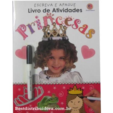 Imagem de Livro Escreva E Apague - Livro De Atividades - Princesas