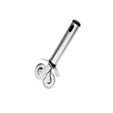 Imagem de Carretilha Dupla Em Inox Para Cortar Massa Pastel Pizza Mimo