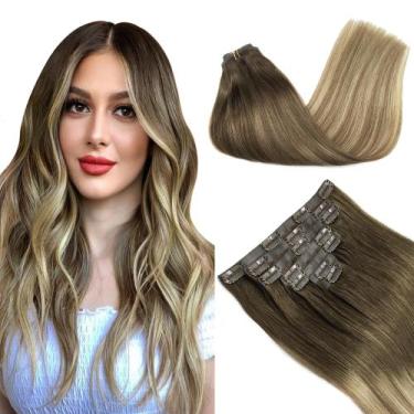 Imagem de Extensões de cabelo GOO GOO Real Human Hair 20 polegadas 150 g 7 unida