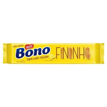 Imagem de Biscoito Nestlé Bono Recheado Fininho Limão 57g