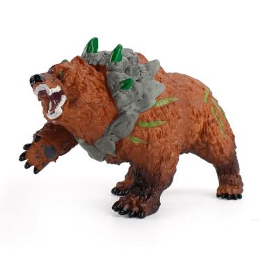 Imagem de Estatueta Ancient Wild Cave Bear pintada à mão em PVC Roaring B