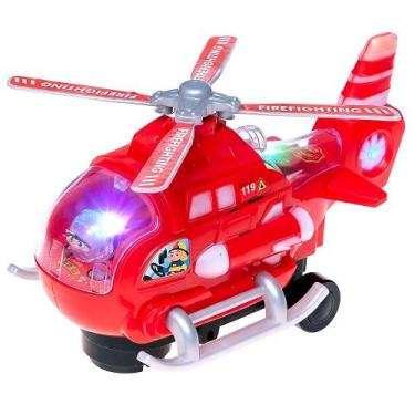 Imagem de Helicóptero Musical com Luzes Baby Brinquedo Criança Pequenas Eletrôni