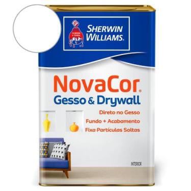 Imagem de Tinta NovaCor Para Gesso Branco Sherwin Williams 18L - SHERWIN-WILLIAM