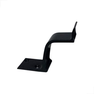 Imagem de Suporte Corrimão Escada Para Fixação Parede Alumínio Preto - Vetro