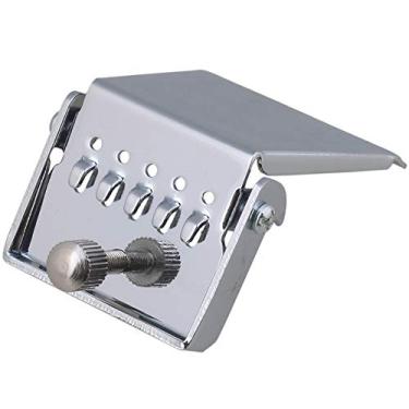 Imagem de Sevender Banjo Accessories Cromado Liga de Zinco 5 Cordas Banjo Tailpiece 36x71x35mm