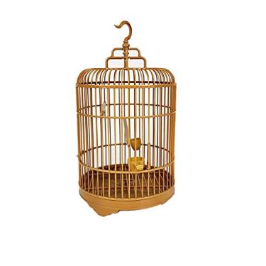Imagem de YAYA2021-SHOP Gaiola de pássaro pequena gaiola de plástico pequena gaiola de pássaro pinça pérola canário gaiola de pássaro pendurado gaiola de pássaro ornamental para papagaio pequeno amor pássaro
