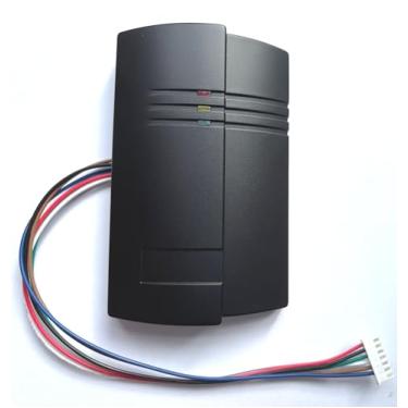 Imagem de FissaiD Leitor Wiegand de cartão RFID de 125 kHz para leituras de controle de acesso 125 kHz cartão de proximidade família 1326 (formato H10301 H10304 etc.) e cartão de identificação EM