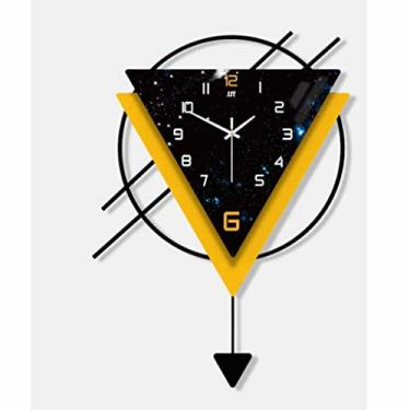 Imagem de Mecanismo de relógio de parede e pêndulo grande relógio de parede relógio de sala de estar casa (D 64 cm) (D 64 cm) (D 64 cm) (D 64 cm)