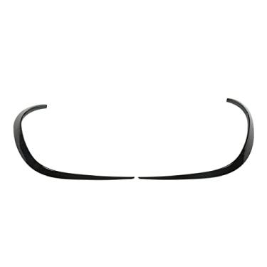 Imagem de Generic Difusor do Spoiler do Bordo Para-choque, Instalação Apertada Spoiler de Ar Para-choque Dianteiro Preto Brilhante Resistente a Arranhões para o Carro