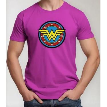 Imagem de Camiseta Camisa Adulto Feminina Masculina Algodão Mulher Maravilha Her