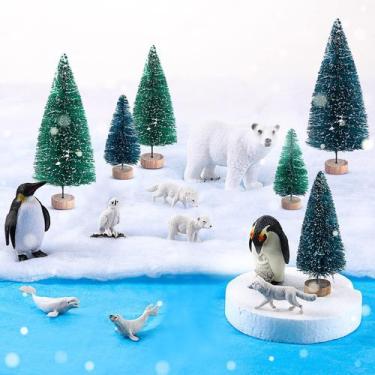 Imagem de Conjunto de brinquedos Arctic Animal, 19 peças com estatuetas de anima
