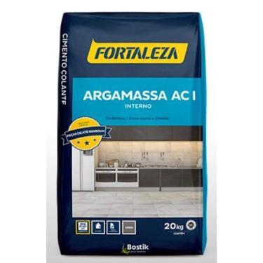 Imagem de Argamassa Cimento Ac 1 Interior Cinza 20kg - Fortaleza