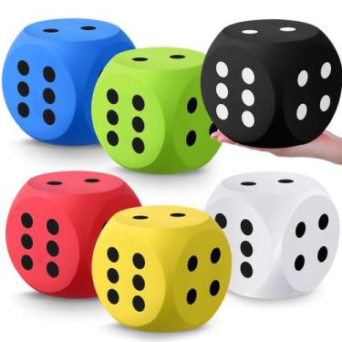 Imagem de Brinquedo educativo Foam Dice Shappy Fun Fulfilled, 15 cm, multicolori