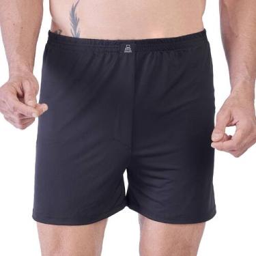 Imagem de Cueca Samba Canção Suede - donna, G, Preto