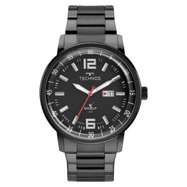 Imagem de Relógio Technos Masculino Ref: 2115mwc/1h Clássico Golf Black