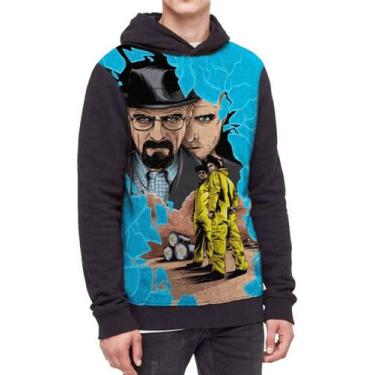 Imagem de Moletom Com Capuz Breaking Bad  Ref:13 - smoke, Preto, M