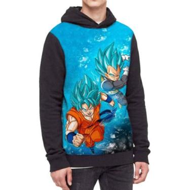 Imagem de Moletom Com Capuz Dragon Ball Ref:482 - smoke, Preto, GG