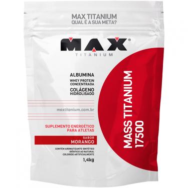 Imagem de Mass Titanium Morango 1.4 Kg - Max Titanium