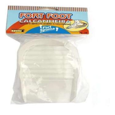 Imagem de Calcanheira Fort Spuma Foot - Transparente