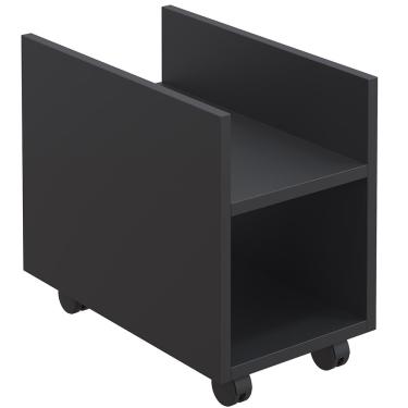 Imagem de Suporte Para Cpu E Nobreak Com Rodízios Guide L03 Preto - Lyam Decor