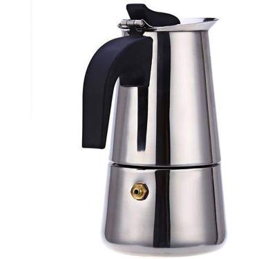 Imagem de Cafeteira Italiana Aço Inox 4 Xícaras 200 ML