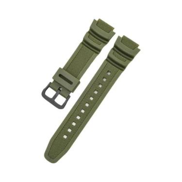 Imagem de Pulseira De Borracha De Silicone De 18mm Para Casio G-Shock AE-1200 AQ