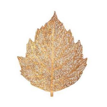 Imagem de Kit Jogo Americano Sousplat Mesa Posta Jantar Design Brilhante com 2 4 ou 6 Peças – Elegância e Praticidade(M1 Dourado escuro,Kit 4)