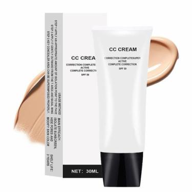 Imagem de CC Cream GHFCZOO com ajuste de tom de pele SPF50 30 ml para pele madur
