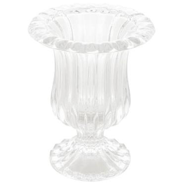 Imagem de Vaso de Vidro para Flores Decoração 11x14,5cm Escritório Sala Hall de 