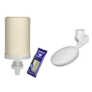 Imagem de Kit Vela Dupla Ação E Boia Para Filtro De Água De Barro - SAO JOAO