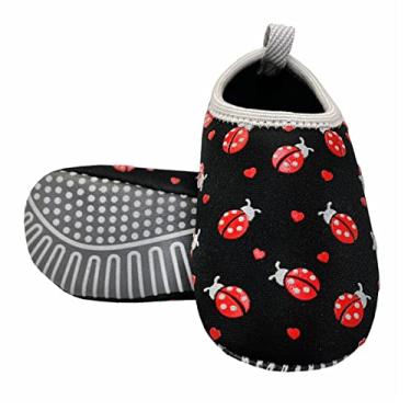 Imagem de Meia Menina Infantil Antiderrapante Sapatilha Magicc S-108 (Multicolorido, 17/18)