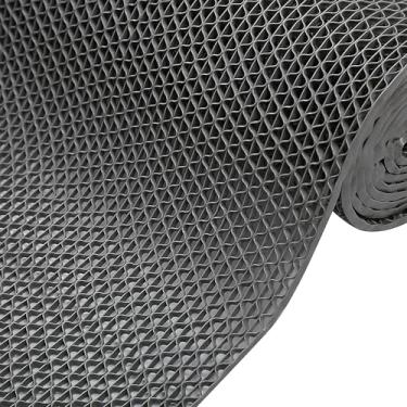 Imagem de HappyBeeFlying Tapete de drenagem, 1,2 x 2,3 m, antiderrapante, tapete de cozinha comercial, tapete de piscina, tapete oco de malha de PVC de 1/12.2 cm de espessura para área úmida restaurante tapete