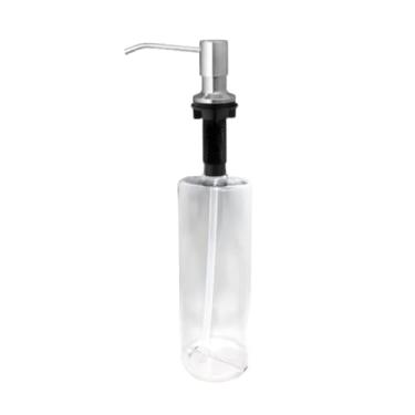 Imagem de DISPENSER DE DETERGENTE EMBUTIR 500ML INOX COZINHA PIA CUBA