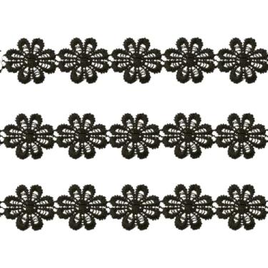 Imagem de Renda Guipir, NYBC, 13,7 m x 25 mm, Preto