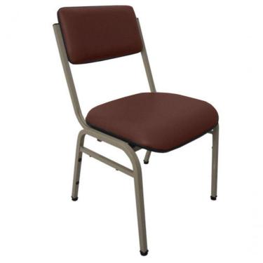 Imagem de Cadeira Empilhável Para Auditórios Linha Hotel Smart Vermelho