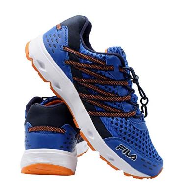 Imagem de Fila Tênis masculino Sorrento Trail Running EVA Comfort Footbed Shoe., Azul, 41