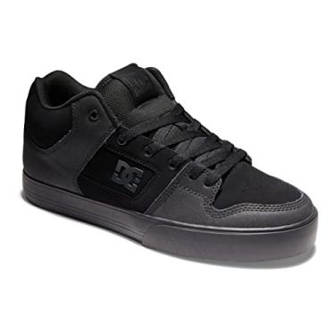 Imagem de DC Tênis masculino Pure Mid Skate, Preto/Preto/Goma, 42