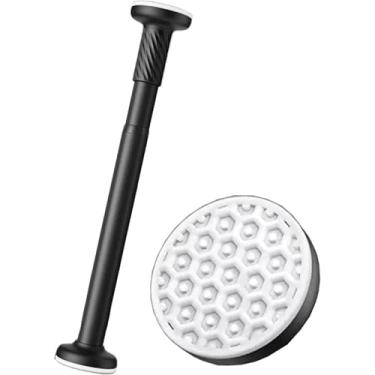 Imagem de Barra De Armário De Pressão Ajustável Para Viúvas De Porta De Quarto O Trilho Telescópico Drillig Clothig Hager, Black, 1.5~2.2m/59~86.6in