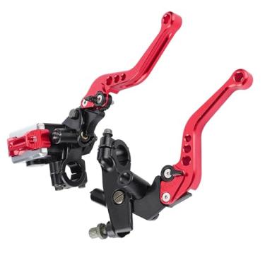 Imagem de Generic Embreagem de Freio de Motocicleta Universal Precisa Adequada para Alavancas de Reservatório de Cilindro Mestre Kit de Alta Durabilidade para a Maioria das Motocicletas Com Guiador de 7/8