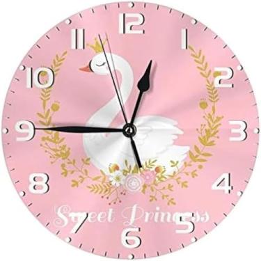 Imagem de Relógio De Parede Redondo De Mármore Branco, Silencioso Não Tique-taque Relógio Arte Decoração De Casa Funciona A Bateria Para Sala De Estar, Cozinha, Quarto, Color-03, 10 Inch in Diameter