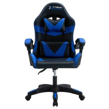 Imagem de Cadeira Conthey Gamer Xtreme Gamers Cinesis Preto/azul