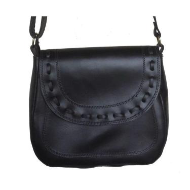 Imagem de Bolsa Feminina Transversal Couro Cor Preto