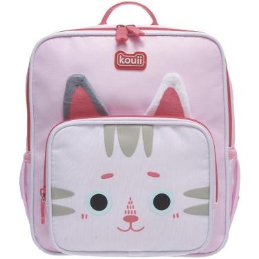 Imagem de Mochila de Costas Kouii Pacific Filhotiis Gato Rosa-Unissex