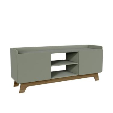 Imagem de Rack Para Tv Até 65`` Com 2 Portas 150cm John - Verde