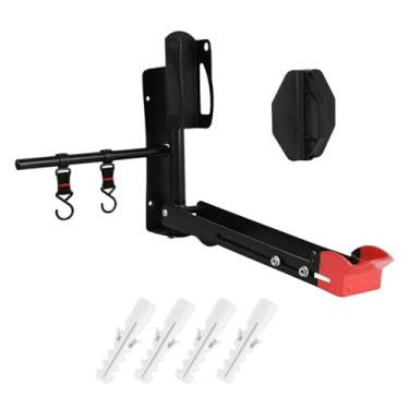 Imagem de Suporte De Parede Para Bicicleta,Suporte para Bicicleta Resistente - De Parede Dobrável,Para Casa Garagem Ciclismo Reparação Manutenção Desporto De Ciclismo