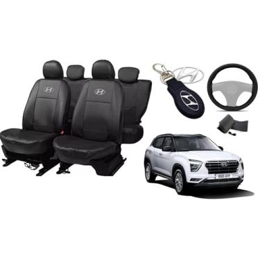 Imagem de Capa de couro para o banco creta 2020-2024 proteção impermeável