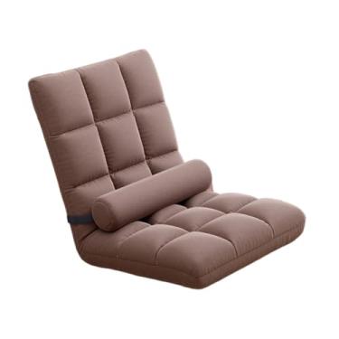 Imagem de KiBcsLic Cadeira de chão com encosto, poltrona reclinável para assistir TV, apartamento, cama para adultos, quarto, sala de estar, cadeira de jogos de chão, CafÉ
